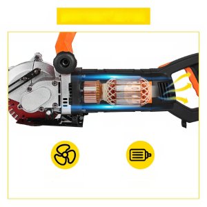 Bruzdownica Vevor Bruzdownica do betonu dedra frezarka rowków elektryczna 4800 W 133 mm 10