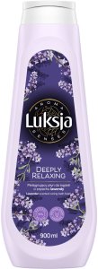 Sarantis LUKSJA Aroma Senses Deeply Relaxing Pielęgnujący płyn do kąpieli o zapachu lawendy 900 ml 2