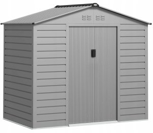 Domek Ogrodowy 213 x 131 x 192 cm Szary 2,43 m PAKO 84H-352V00SR 11