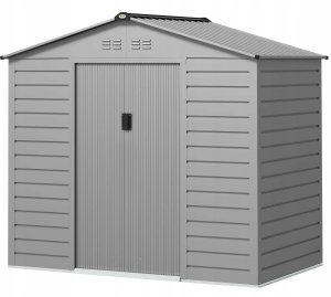 Domek Ogrodowy 213 x 131 x 192 cm Szary 2,43 m PAKO 84H-352V00SR 12