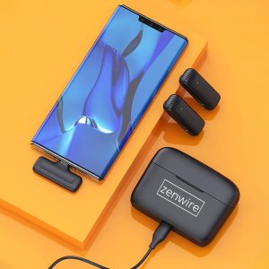 Mikrofon Krawatowy Bezprzewodowy USB-C Bluetooth Pojemnościowy do Telefonu 3