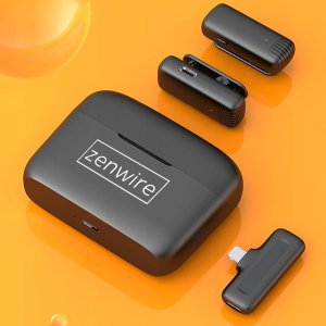 Mikrofon Krawatowy Bezprzewodowy USB-C Bluetooth Pojemnościowy do Telefonu 4