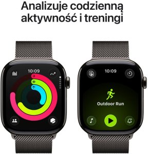 Smartwatch Apple Watch 11 GPS + Cellular 46mm Slate Titanium Milanese Loop S/M Grafitowy  (MFD34ZR/A) 4
