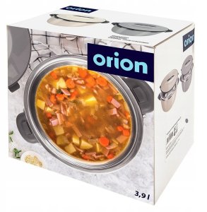 Termos obiadowy stalowy termomisa na zupę lody duży szary TERMO 3,5L ORION 128524 6