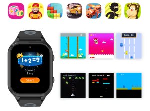 Smartwatch Diaway SMARTWATCH DLA DZIECI ZEGAREK DZIECIĘCY GPS 4G LOKALIZATOR NA KARTĘ SIM GRY LT56 5