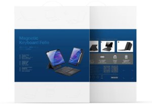 Etui z klawiaturą Dux Ducis (DK series) na Samsung Tab S10 FE+ (Plus) z podświetleniem - czarna 10