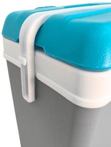 Lodówka turystyczna EDA Lodówka Turystyczna 15L Extra Cold Eda Na Wkłady Mrożące Szara Biała Rączka 7