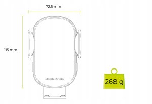 Mobile Origin Wireless Car Dash Charger 15W CA16 5