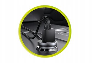 Mobile Origin Metal Car Charger 30W, CA12 - USB-C, USB-A 4