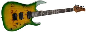 Gitara elektryczna - kompletny zestaw -Golden Guitar PSG-3 Zielony one size 13