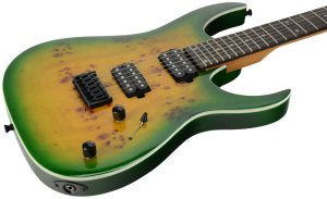 Gitara elektryczna - kompletny zestaw -Golden Guitar PSG-3 Zielony one size 9