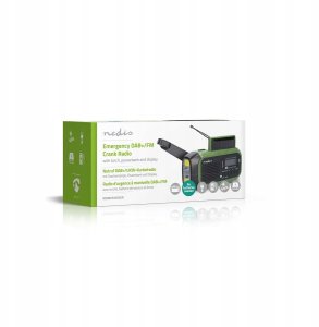 Radio Nedis Radio odbiornik Emergency radio DAB+ FM Solar Battery 5412810444175 RDDBCR2000GN (5412810444175) 13