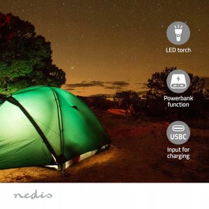 Radio Nedis Radio odbiornik Emergency radio DAB+ FM Solar Battery 5412810444175 RDDBCR2000GN (5412810444175) 8