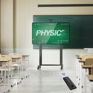 North Bayou GF150G - Profesjonalny elektryczny mobilny stojak TV wózek do telewizorów LCD LED 75" - 120" 3