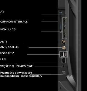 Telewizor CHiQ CHiQ L43QST TV 43", FHD, QLED, ultratenká, Android14, Dolby Audio, Frameless 8