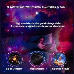 Projektor Galaktyczny MajesticLine biały 5