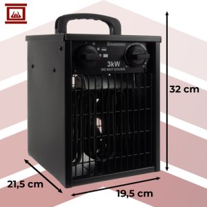 Nagrzewnica elektryczna- farelka Kaminer 26072 4