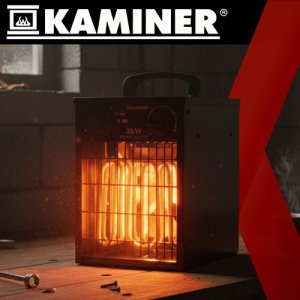 Nagrzewnica elektryczna- farelka Kaminer 26072 9