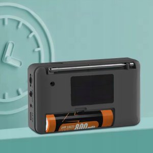 Mini Radio FM Bluetooth Przenośne na Baterie Kuchenne Głośnik Bezprzewodowy 10