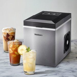 Kostkarka do lodu domowa maszyna do kostek kuszony lód 10 kg 165W WEBBER EDUKAMP 3
