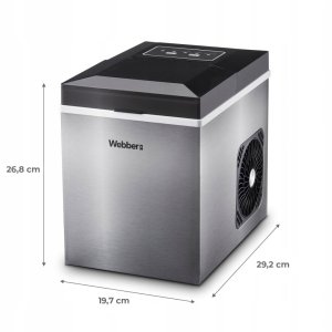 Kostkarka do lodu domowa maszyna do kostek kuszony lód 10 kg 165W WEBBER EDUKAMP 10