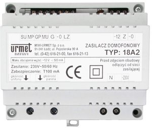 Miwi Urmet 6025/402 URMET Zestaw domofonowy z dwoma przyciskami wywołania, podtynkowy 7