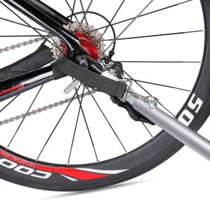 CXWXC Przyczepa rowerowa z amortyzatorem 120l nośność 40kg nowa 6