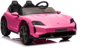 Porsche Taycan Turbo S Różowy 24V Licencjonowany Pojazd Elektryczny 2x90W EDUKAMP 11