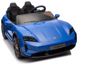 Porsche Licencjonowany Taycan Turbo S Blue 24V Jeździk na Akumulator 2x90W EDUKAMP 17