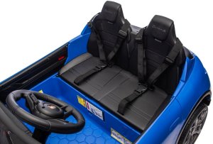 Porsche Licencjonowany Taycan Turbo S Blue 24V Jeździk na Akumulator 2x90W EDUKAMP 26