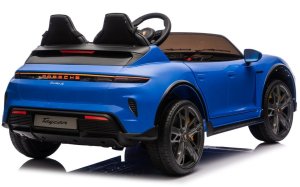 Porsche Licencjonowany Taycan Turbo S Blue 24V Jeździk na Akumulator 2x90W EDUKAMP 3