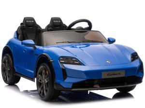 Porsche Licencjonowany Taycan Turbo S Blue 24V Jeździk na Akumulator 2x90W EDUKAMP 6