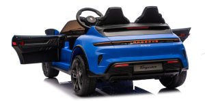 Porsche Licencjonowany Taycan Turbo S Blue 24V Jeździk na Akumulator 2x90W EDUKAMP 9