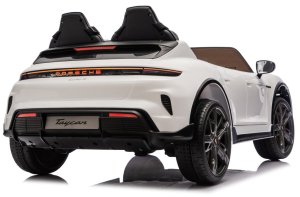 Porsche Taycan Turbo S Biały 24V Autko na Akumulator 2x90W z Pilotem EDUKAMP 17
