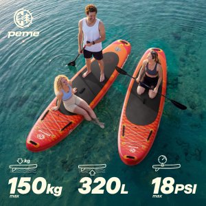 Peme Hydro SUP 320x81x15 Sunset Orange deska pompowana 6