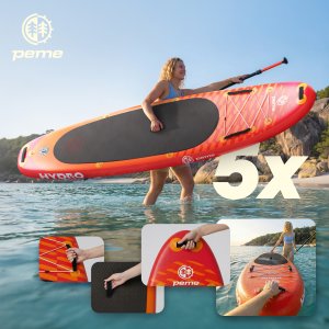 Peme Hydro SUP 350x81x15 Sunset Orange deska pompowana 4