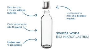 Saturator Brita sodaTRIO Biały + Dodatkowa butla CO2 + Butelka izolowana 1l czarna 8