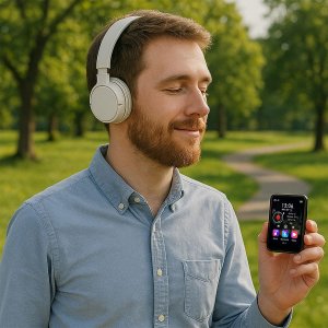Odtwarzacz Przenośny MP3 MP4 Bluetooth Radio FM Dyktafon SD Słuchawki 36GB 5
