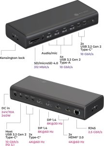 Stacja/replikator Icy Box USB-C (IB-DK7401-CU31) 2