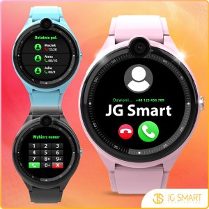 Smartwatch JG Smart Smartwatch Zegarek Dla Dzieci 4G LTE Rozmowy Aparat Wideo Lokalizator GPS 9