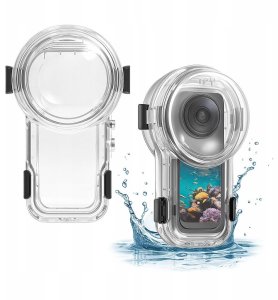 Obudowa Podwodna Wodoodporna Wodoszczelna Futerał Do 60m Do Insta360 X5 / X 5 / Pu760t 2