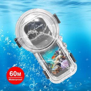 Obudowa Podwodna Wodoodporna Wodoszczelna Futerał Do 60m Do Insta360 X5 / X 5 / Pu760t 5