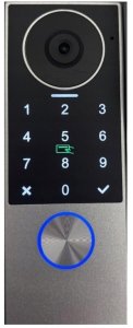 Reer IPS KW07 DIN wideodomofon WiFi 1080p APP 7' TUYA 2 ŻYŁOWY PASTYLKI KLAWIATURA 7