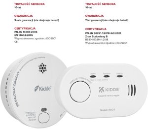Kidde Dual pack - zestaw czujników K5CO, 2030-DSR 4