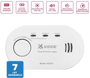 Kidde Dual pack - zestaw czujników K5CO, 2030-DSR 5
