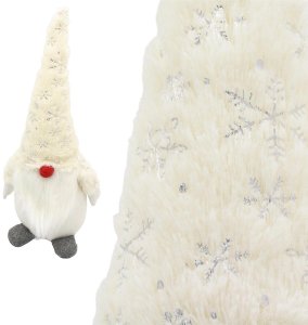 SKRZAT GNOM KRASNAL DEKORACYJNY BIAŁY 45CM 5