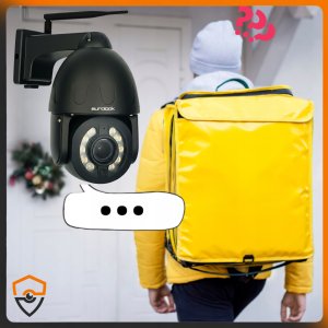 BEZPRZEWODOWA OBROTOWA ZEWNĘTRZNA KAMERA WIFI 8MPX UHD 5X ZOOM APLIKACJA IR 13