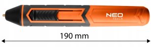 Pistolet do kleju Neo 17-085 4.2 W 3.7 V USB 15