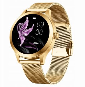 Smartwatch Gravity Smartwatch Różowo Złoty 2 Paski GT25-1 PRO 2