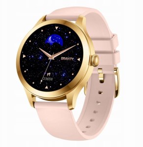 Smartwatch Gravity Smartwatch Różowo Złoty 2 Paski GT25-1 PRO 3